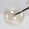 For Restaurant Cafe Modern LED Pendant Light Glass Bubbles Decoration Lamp