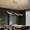 Twist Bar Design Hanging Lamp For Dining Living Room Modern LED Pendant Light