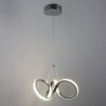 Art Deco Pendant Light with Modern LED Chandelier Aluminum Body