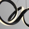 Art Deco Pendant Light with Modern LED Chandelier Aluminum Body