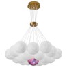 Modern 3D Print Balls Pendant Lamp Moon Bubble Chandelier For Dining Room Children Room