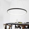 Acrylic Circle Hanging Light Led Pendant Light For Living Room