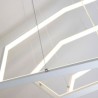 Led Pendant Light Modern Hexagonal Hanging Light For Living Room