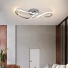 LED Pendant Lighting Fixtures For Living Room Semi-Flush Mount Ceiling Light