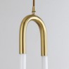 For Living Room, Modern Simple Led Pendant Light Brass Ceiling Light