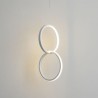 LED Double Ring Pendant Light with Minimalist Design