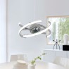 Swivel LED Globe Pendant Light Decorative Lamp for Living Room