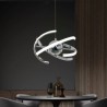 Swivel LED Globe Pendant Light Decorative Lamp for Living Room