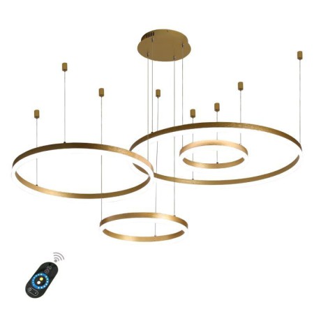 Acrylic Ring Shape Pendant Light Restaurant Living Room Postmodern LED Pendant Light