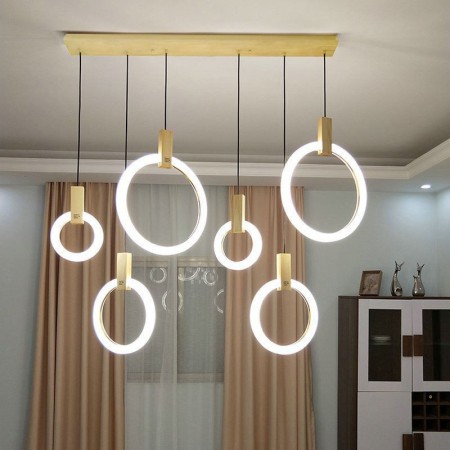 Acrylic Ring Lamp Modern Simple LED Pendant Light
