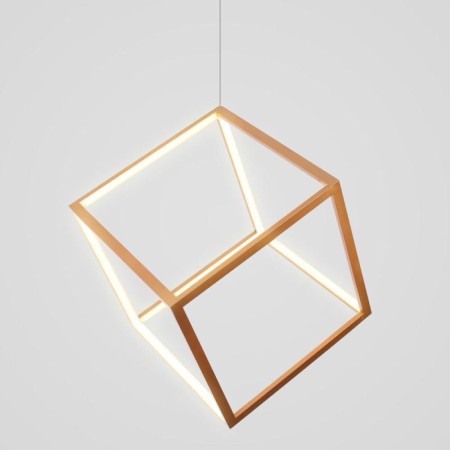 Geometric Gold Hanging Light Postmodern LED Pendant Light