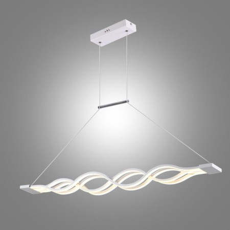 100cm Modern LED Pendant Light Acrylic Wave Lamp