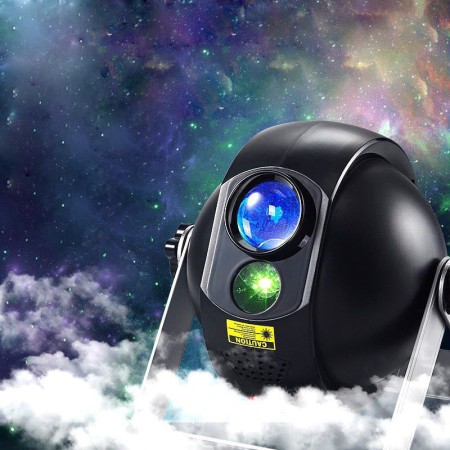 Bluetooth Speaker with Rotatable Starry Sky Projection Lamp