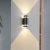 Waterproof LED Wall Light Up Down Aluminum Double Head Wall Lamp