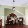 Kitchen Island Living Room Vintage Wood Pendant Lamp Single Light Decor Lamp