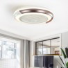 LED Acrylic Round Ceiling Lamp Modern Ceiling Fan Light With Remote Control