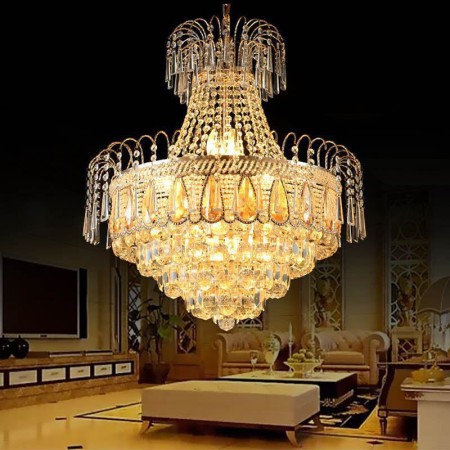 Modern Simple Pendant Light Creative Living Room Study Elegant Crystal Chandelier
