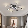 LED Fan Ceiling Light Creative LED Ceiling Chandelier For Living Room