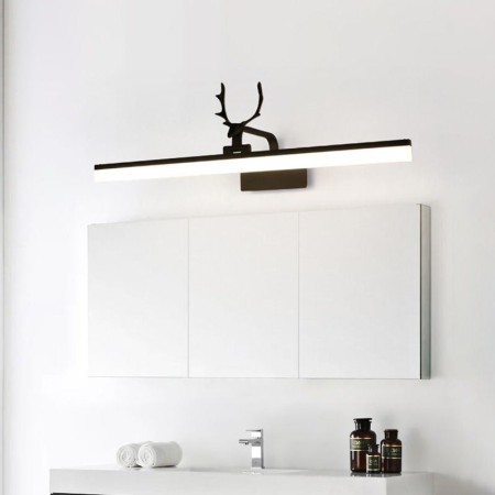 LED Acrylic Wall Lamp Washroom Bedroom Makeup Light Fixture Antler Mirror Front Light
