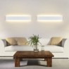 Acrylic Living Room Corridor Light Fixture Modern LED Sconce Mirror Front Light