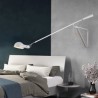 Bedside Reading Sconce Lamp with Single Rocker Arm