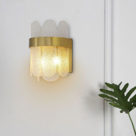 Sconce Lamp Bedroom Living Room Modern Simple Glass Wall Lamp