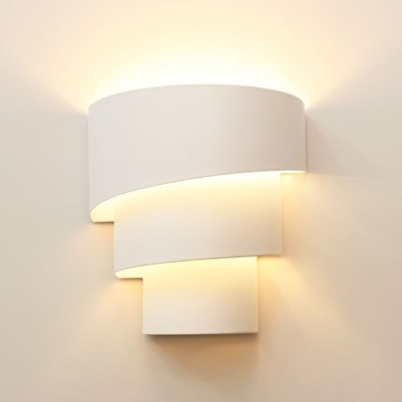 Spiral Cake Sconce Light Bedside Hallway Modern Minimalist Wall Lamp