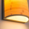 Simple Semicircle Wall Sconce Bedside Hallway Lighting Bamboo Wall Light