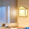 Creative House Wooden Sconce Bedside Hallway Lighting Modern Simple Wall Light