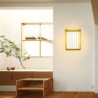 LED Wall Sconce Creative Wooden Wall Light Bedside Hallway Decorative Lighting Fence Design