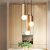 3 Light Hanging Light For Living Room Bedroom Wood Pendant Light