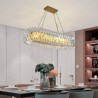 Luxury Glass Pendant Light Chandelier European Style For Villa Restaurant Living Room