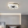 For Bedroom Dining Room, Modern Decorative LED Ceiling Fan Lamp With Remote Control