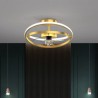 For Living Room, Modern Decor Led Ceiling Fan Light With Remote Control