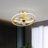 For Living Room, Modern Decor Led Ceiling Fan Light With Remote Control
