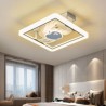 Modern LED Ceiling Fan Light With Remote Control For Bedroom Living Room Ventilador Lighting