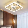 Modern LED Ceiling Fan Light With Remote Control For Bedroom Living Room Ventilador Lighting