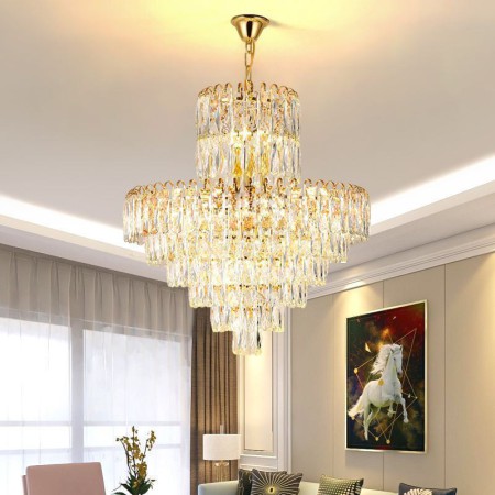 Contemporary Ceiling Light Fixtures for Living Room Restaurant Modern Crystal Pendant Light