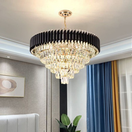 6/9/12 Luxury Crystal Pendant Light Ceiling Light for Living Room Hotel