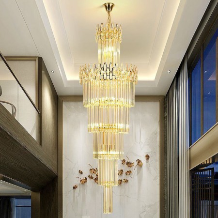 High Ceiling Pendant Light Living Room Hotel Stairs Villa Modern Spectacular
