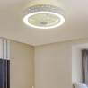 Invisible Ceiling Fan With Light For Restaurant Bedroom Ultra-thin Ceiling Fan Light