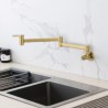 Foldable Wall Mounted Kitchen Sink Faucet Pot Filler Cold Tap