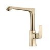 Solid Brass Single Hole Kitchen Sink Faucet with 360 Swivel