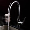 Single Handle 360 Degree Rotatable Kitchen Sink Faucet Hot Cold Water