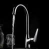 Single Handle 360 Degree Rotatable Kitchen Sink Faucet Hot Cold Water