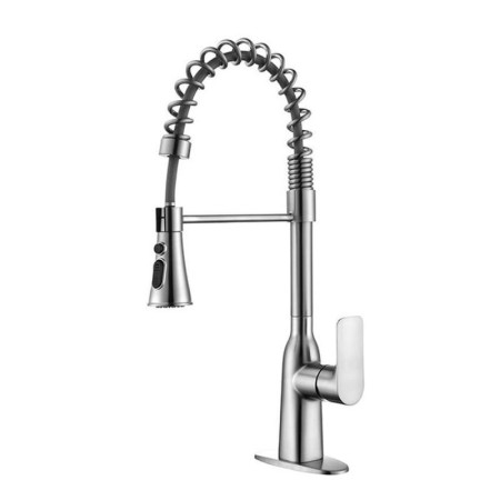 Commercial Stainless Steel Pull Down Sprayer Kitchen Sink Faucets