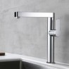 Smart LED Digital Kitchen Faucet Brass Chrome Plated Temperature Display