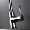 Pull-Out Kitchen Faucet Chrome Rotatable Spray Head Water Faucet