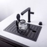 Stainless Steel Single Bowl Sink with Tap Invisible Kitchen Sink