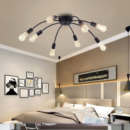 8/10 Arms Ceiling Spider Lamp Antique Classic Flush Mount Dining Lamp